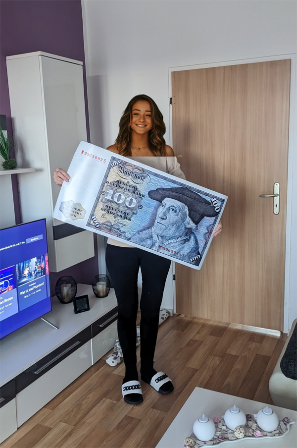 Poster 100 Deutsche Mark